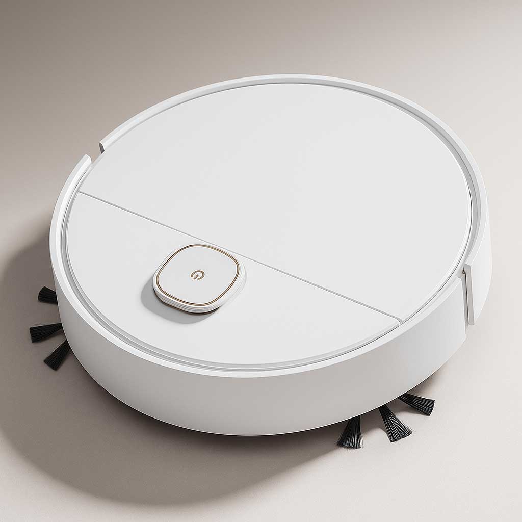 Nordiclean SweepBot 1500 – Smart Robotdammsugare med Våttorkning, Torr & Våt Rengöring
