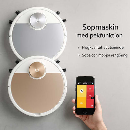 SweepLuxe - Smart Robotdammsugare med 1800 Pa Sugkraft & App‑Styrning