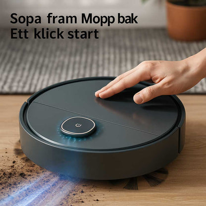 Nordiclean SweepBot 1500 – Smart Robotdammsugare med Våttorkning, Torr & Våt Rengöring